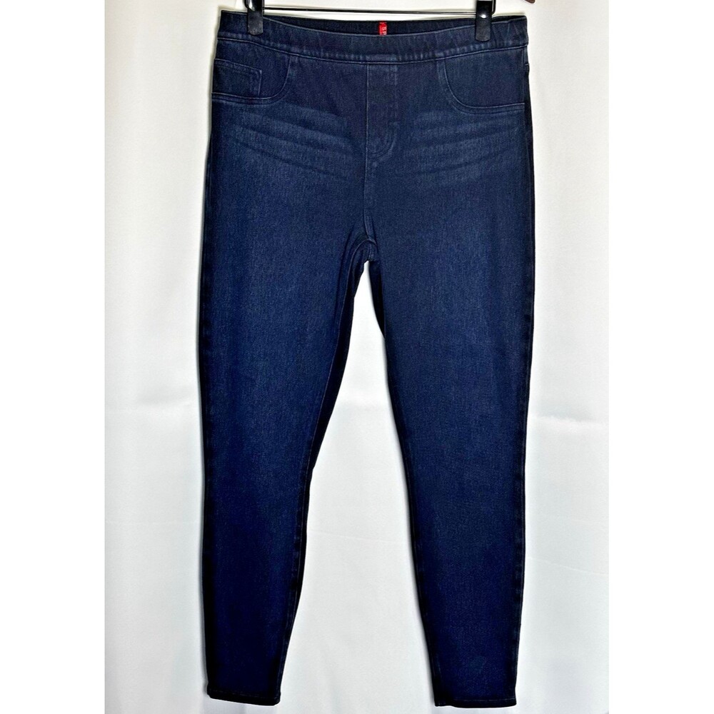 Spanx Pull On Jean-ish Ankle Leggings Jeans Women Size XL Blue 20018R